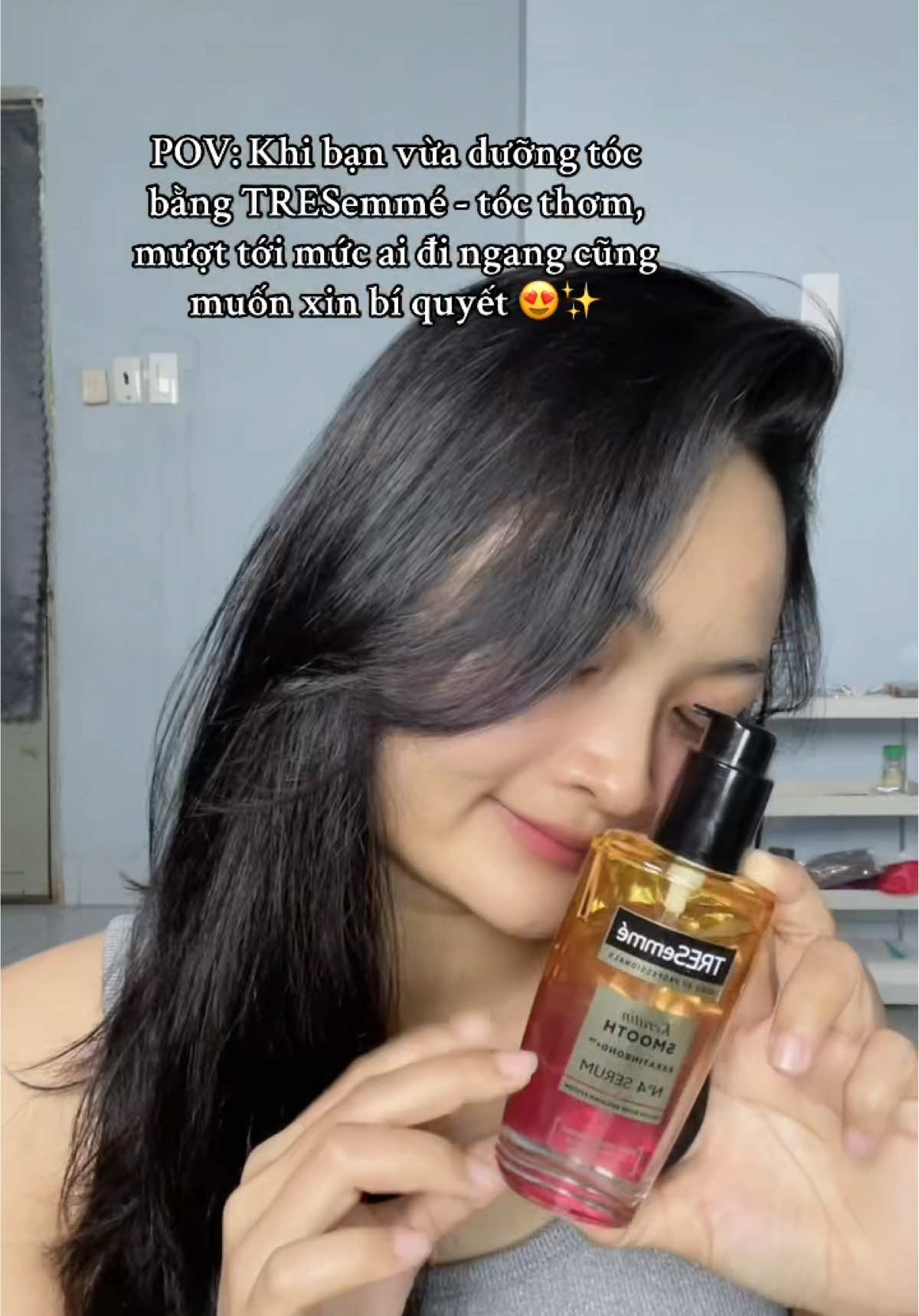 Bí quyết đây #serum #tresemme #duongtoctainha #haircare 
