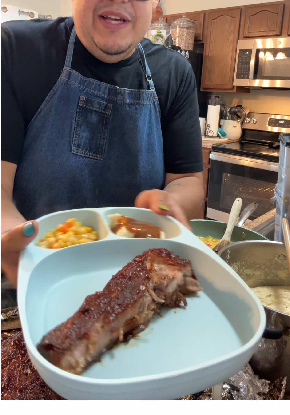 Wha 4 out of 5 of our kids had for dinner @Daddy Kyler 