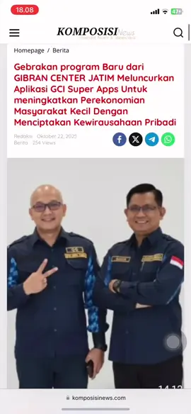 PLATFORM PALING ISTIMEWA,...  BEGEGASLAH UNTUK ACTION, AMBIL BENEEFITNYA .., BURUAN SATSET UTK WUJUDKAN  MIMPI KITA., MATURNUWUN GIBRAN CENTER DPW JAWA TIMUR🫰🫰🙏🇮🇩🇮🇩💪💪 #fyp 