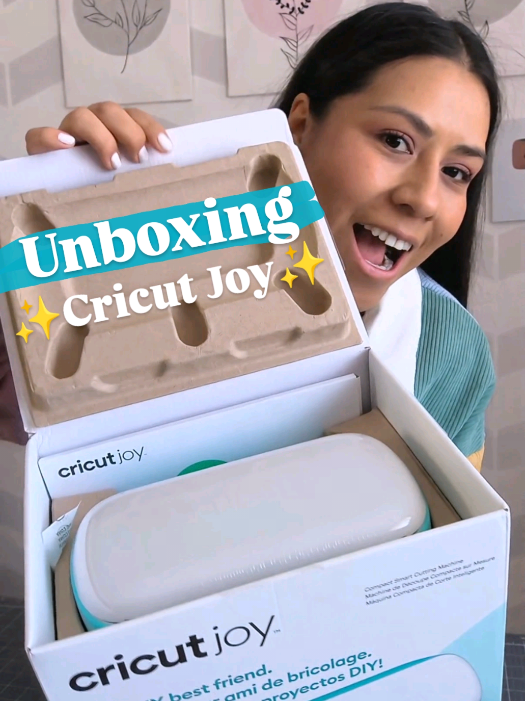 llego!!! la maquinita de corte mas pequeña✨ 😜 #cricutjoy #manualidades #unboxing 