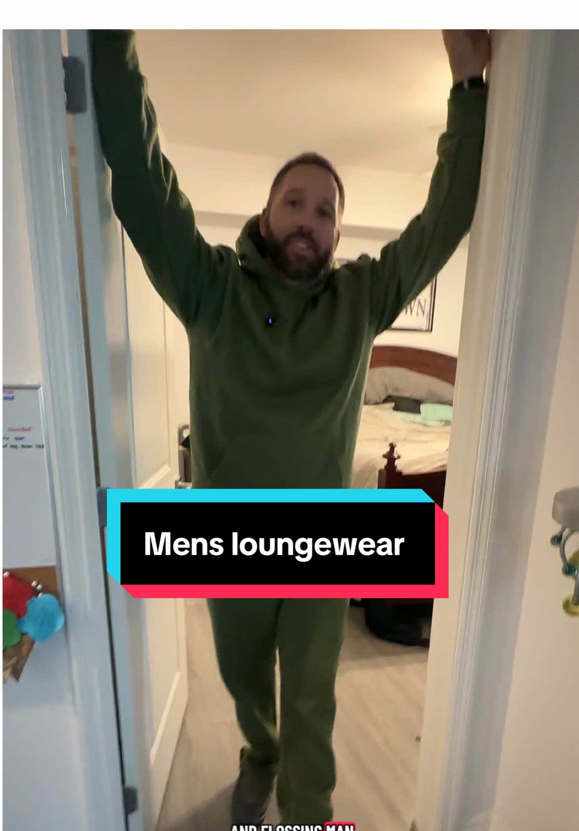 This matching men’s loungewear set is perfect for cold weather! It has pockets, drawstring waist, a perfect fit. True to size multiple colors, and was reasonably priced. . ##Mensfashion #mensloungewear #mensoutfit #tiktokshopcreatorpicks #giftideas 