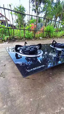 GASCOMP Kompor Tanam Kaca 8 JET Kompor Gas 2 Teungku #komporgasduatungku #komportanam #promo 