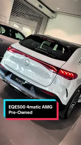 VERY GOOD DEAL ‼️🔥 PRE-REG SUPER LOW MILEAGE  • Mercedes Electric Car / EQE500 4matic AMG SUV• Reg Aug 2025  10 years warranty or 250,000km which ever come first  —— this colour so special 🩷 is called alpine grey! #hapsengstarbalakong #preownedcars #mercedesbenz #eqe500 #eqe500suv 
