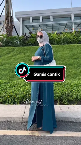 Ootd Gamis cantik 🦋🌼✨#gamis #gamislebaran #gamiscantik 