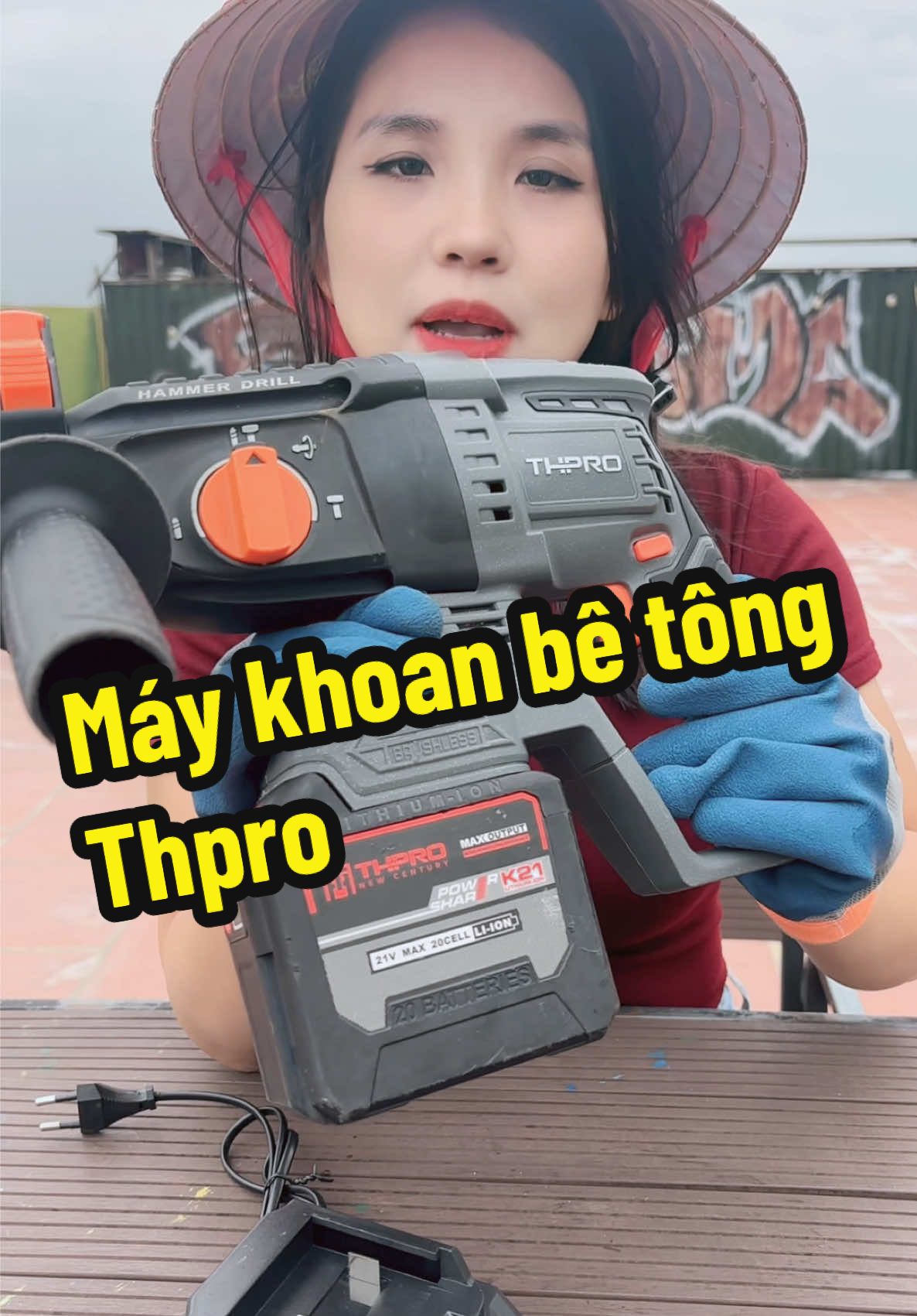 Trả lời @huyenmy 5xx nhận về con khoan bê tông 3 chức năng Thpro luôn ae #anlaplanh #cokhi #maykhoanbetong 