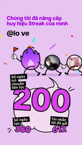 chuỗi nhóm 200 #xh #streak #chuoitiktok #xh #viral 