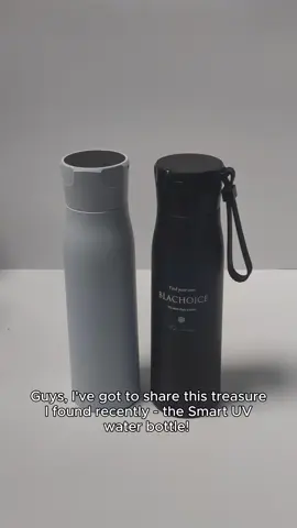 Smart water bottle with UV light #waterbottle #uvwaterbottle #smartwaterbottle #goodthing