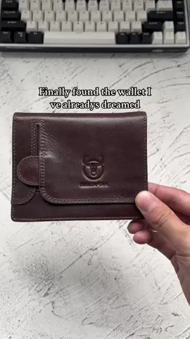 Genuine leather multi-function wallet #men#wallet #durable#necessary  #leather 