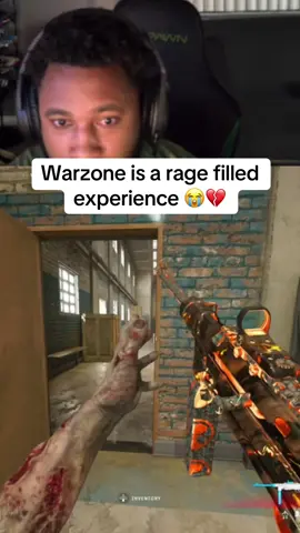 Warzone is nothing but pain and rage 😭💔 #gaming #fyp #callofduty #warzone #codwarzone 