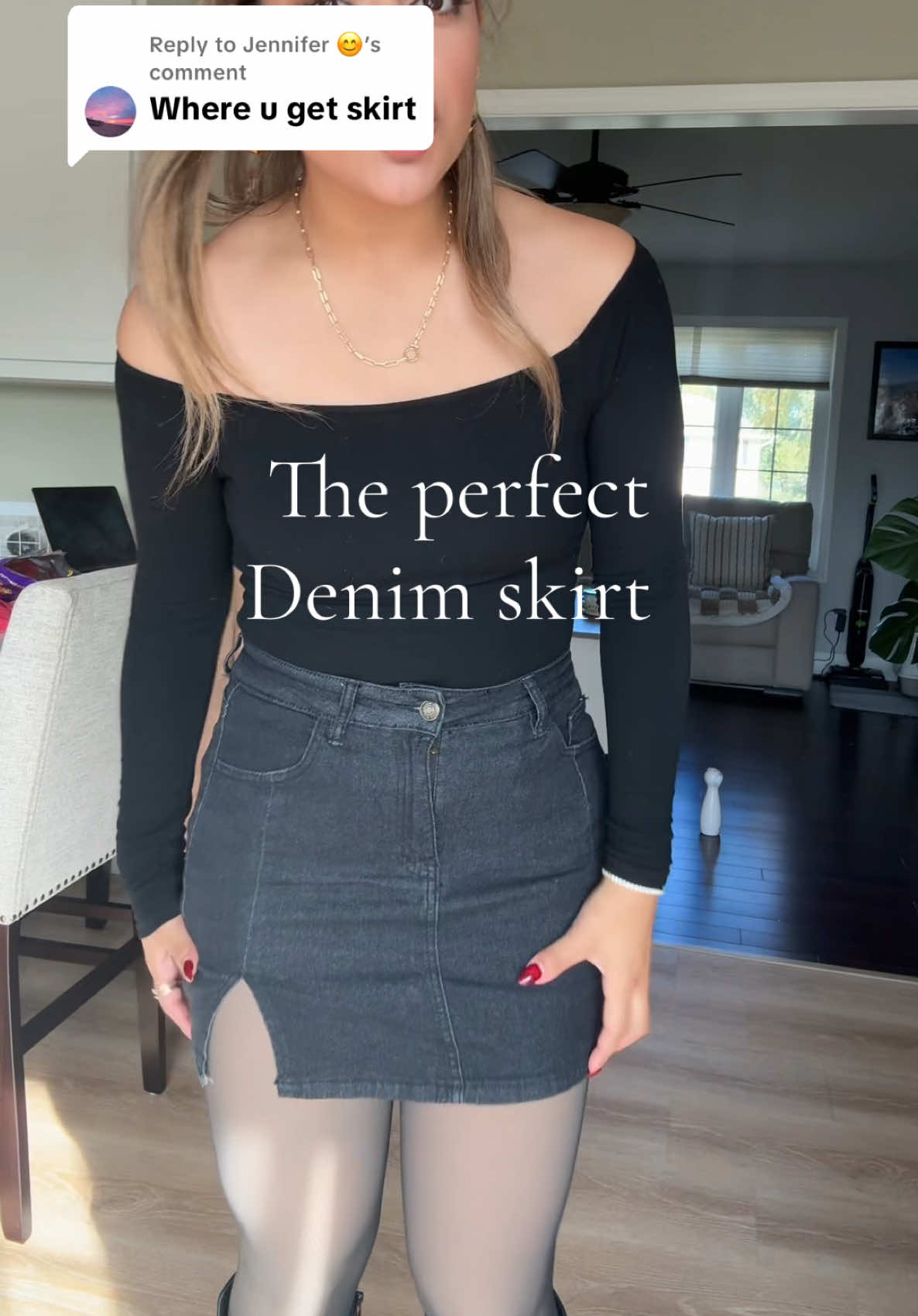 Replying to @Jennifer 😊 denim skirts 💗 #denimskirt #denimskirts #tiktokshopcreatorpicks 