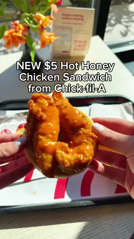 🔥 FOOD HACK FRIDAY‼️ 🔥 Try this Hot Honey Chicken Tender Sandwich from Chick-fil-A Buckland Hills👇 🍯 What you’ll need to order: • Toasted bun • 2 ct Chick-fil-A Chick-n-Strips • Pickles • 2 Honey packets + Zesty Buffalo sauce #foodhack #cfa #cfabucklandhills #hothoney #hothoneytenders 