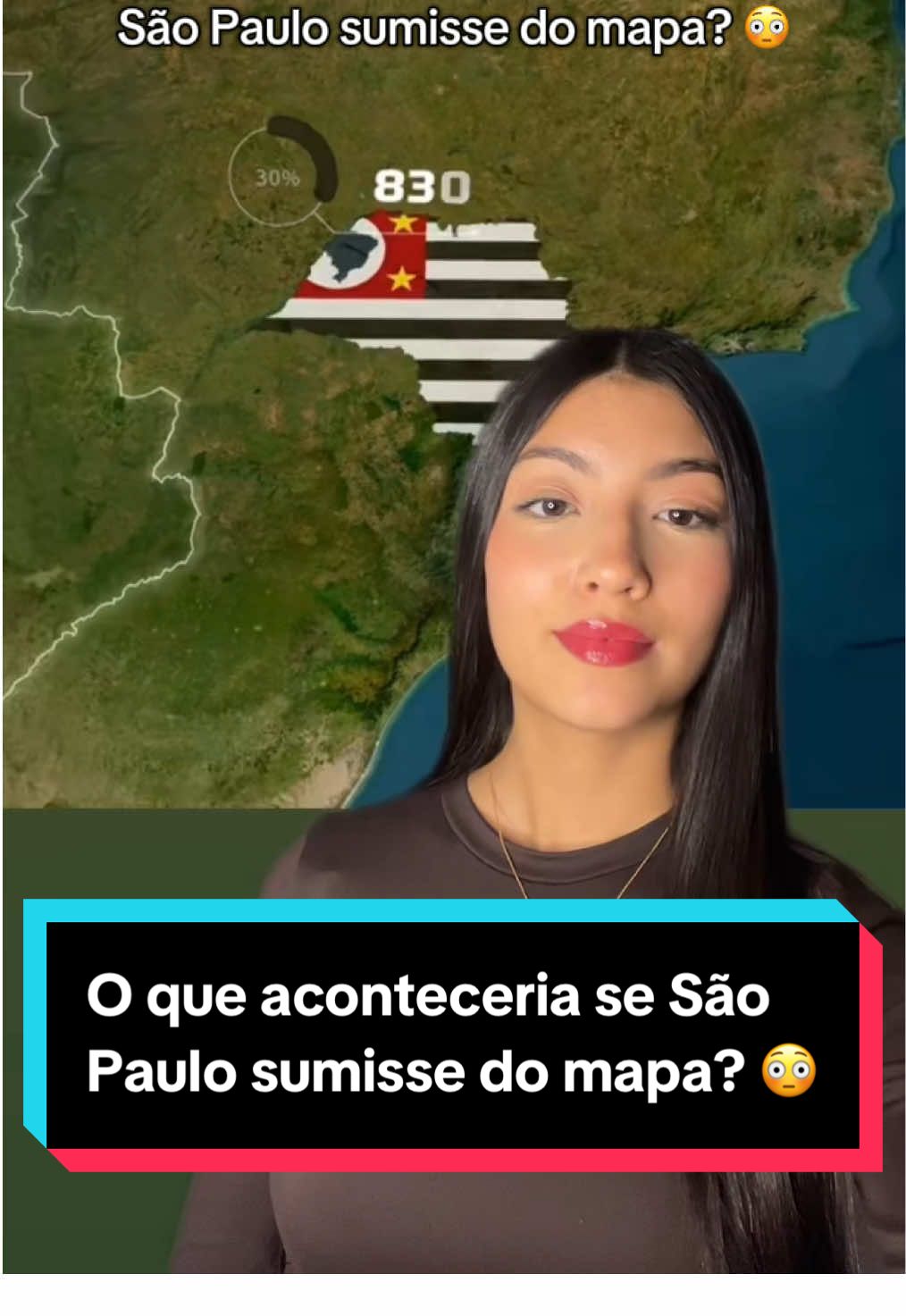 O que aconteceria se São Paulo sumisse do mapa? 😳😳 #saopaulo #sp #eleicoes #economia #fyp 