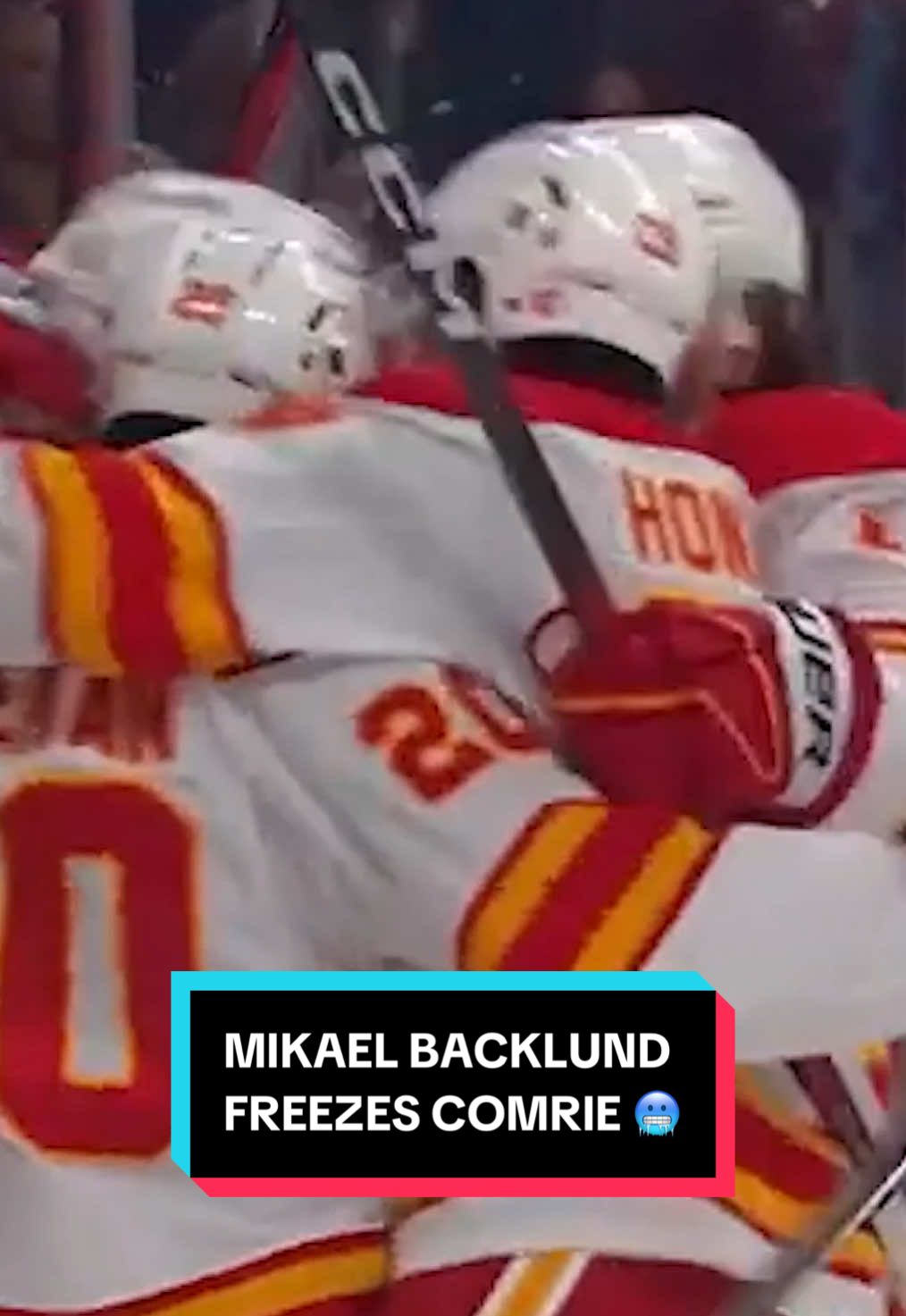 Mikael Backlund’s hands are soft as butter 🧈 #NHL #hockey #MikaelBacklund #sports #CalgaryFlames 
