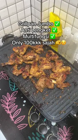 Wajib punya ini sih dirumah , mau bikin ayam ,ikan , sate atau sosis bakar jadi lebih mudah 👌 #fypシ゚ #grillpan #grillpanantilengket #grillpanmultifungsi #grillpanantilengketpremium 