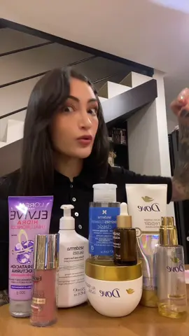 Productos que AMÉ tanto que me los terminé y volví a comprarlos 🤩 Lista de productos: - Elvive hidra hialurónico hidratación nocturna - Sesderma acglicolic serum anti envejecimiento  - Eucerin anti-pigment dual serum - Dove bond intense repair (acondicionador, mascarilla y serum bifásico). - Sesderma salises crema espumosa - Sesderma desmaquillarte limpiador (Classic, hyaluronic y sebum) #greenscreen 