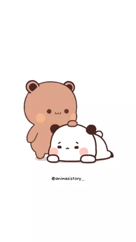 tenang aku tak pergi kemana-mana ☺ #animasi #bubududu #lucu 