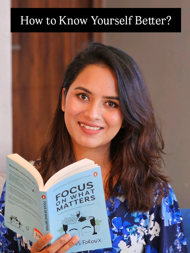 Knowing yourself better means understanding who you truly are, your strengths, weaknesses, values, and emotions. It’s about becoming self-aware so you can make choices that match your true nature, not what others expect of you. Here’s how to start knowing yourself better: 1. Understand your nature: Notice how you react, what motivates you, and what drains your energy. The more aware you are, the better you handle challenges. 2. Recognize your inner strength: You’re stronger than you think. Knowing your limits helps you face difficulties with calm and confidence. 3. Create your life story: Don’t let life just happen, shape it. Make choices that align with the kind of person you want to become. 4. Value yourself: Stop depending on others for approval. True peace comes from living with integrity and staying true to your values. So, how well do you really know yourself? #KnowYourself #SelfAwareness #FocusOnWhatMatters #PersonalGrowth #WhatAarohiReads 