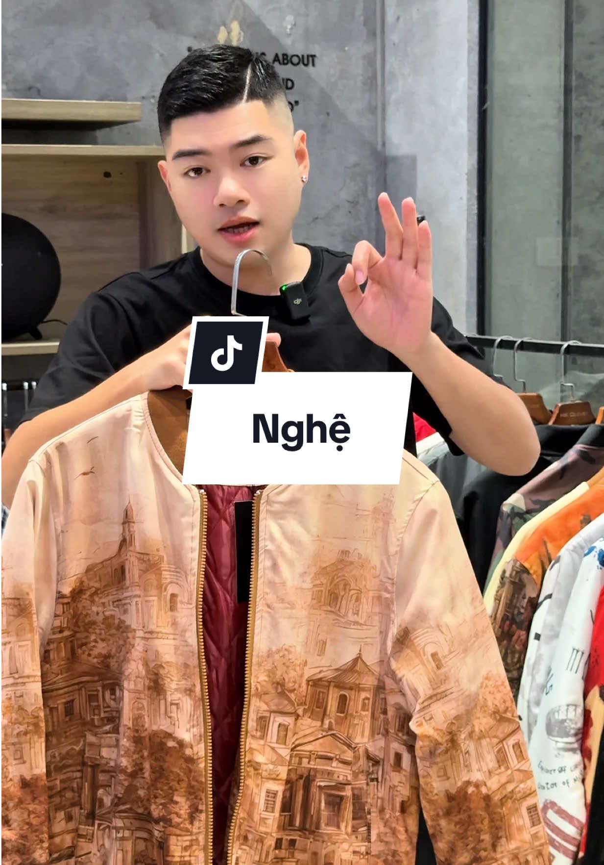 Nâu vintage bomber 3 lớp 👌🏻  #thaodambao  #mkclever  #aobombernam 