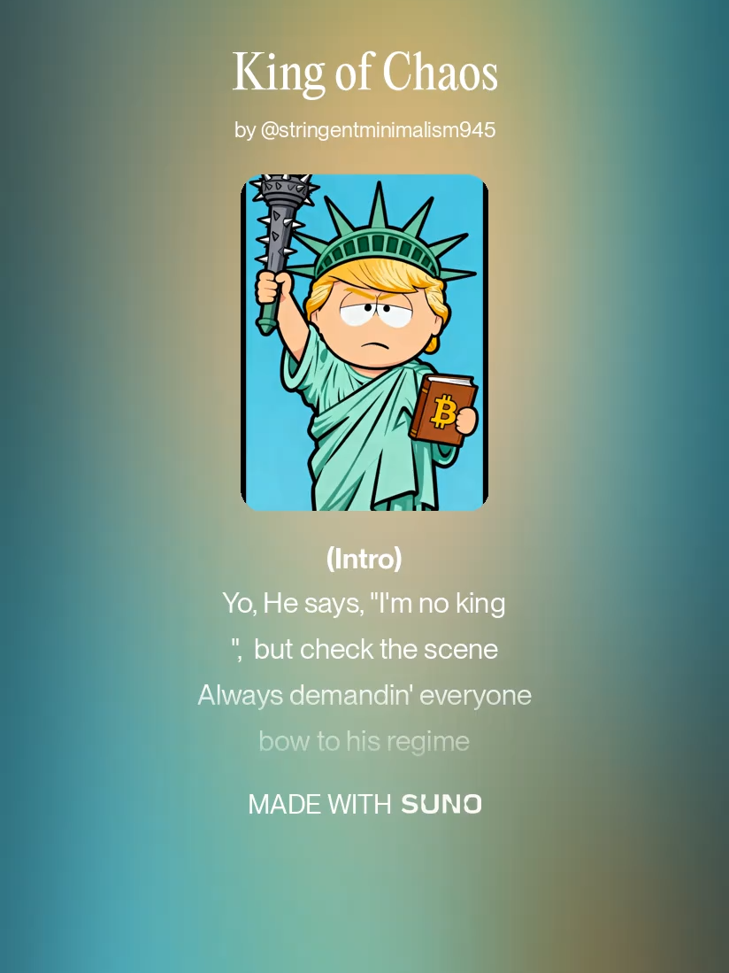 King of Chaos #川皇 #會吵的小孩有糖吃 #不是小孩就不能吃糖了 #假民主真霸權