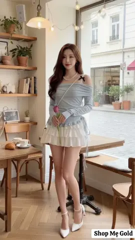 Set Áo Trễ Vai Tay Dài Và Váy Xinh #xuhướng #thoitrangnu #setdoxinh #thoitrangnu #xuhuongtiktok 