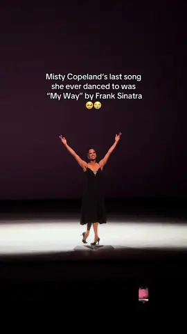 there wasn’t a dry eye in the theater🥹what a perfect song to dance to to end her 25 year career🫶🏽 #mistycopeland #ballettok #ballerina #mistycopelandballet #blackballerina 