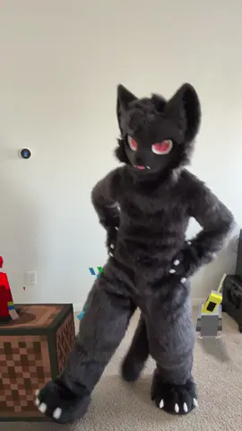 me and gang to c418 😫 #furry #fursuit #Minecraft 