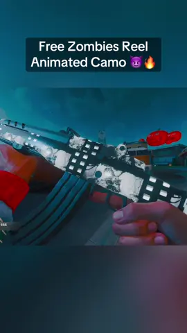 FREE ZOMBIES REEL ANIMATED CAMO 😈🔥 #bo6 #blackops6 #austinsixx6 #callofduty #warzone 
