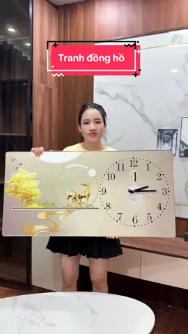 Tranh đồng hồ tráng gương #tranhdongho #nhacuaenn #tranhtreotuong 