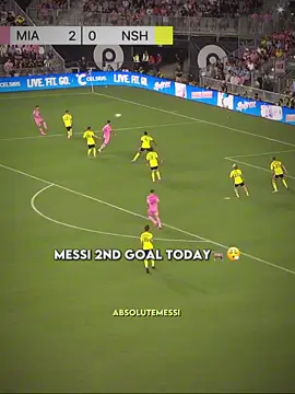 Messi 2nd goal today VS Nashville🐐😮‍💨 | #messigoaltoday #intermiamivsnashville #edit #messiedit #mlsplayoffs2025 