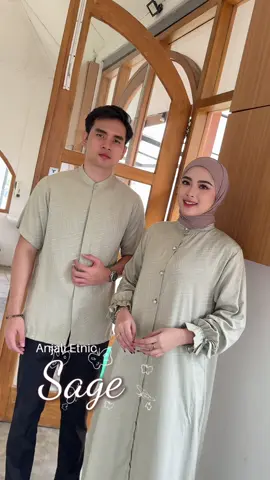 Anjali set couple etnic sage secantik ini dipakai couple an bareng pasangan. Kita ready stock bunda co payment hari ini aku kirim hari ini juga. Yuk gercepin sekarang juga sebelum kehabisan🥰🫶#coupleset #couplesetkeluarga #couplesetlebaran #bajulebaran #gamis 