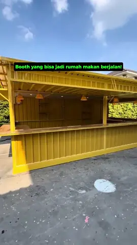 📦 Booth Kontainer  ✅ Praktis & kuat ✅ Desain modern ✅ Cocok untuk makanan & minuman #boothkontainer  #usahasendiri 