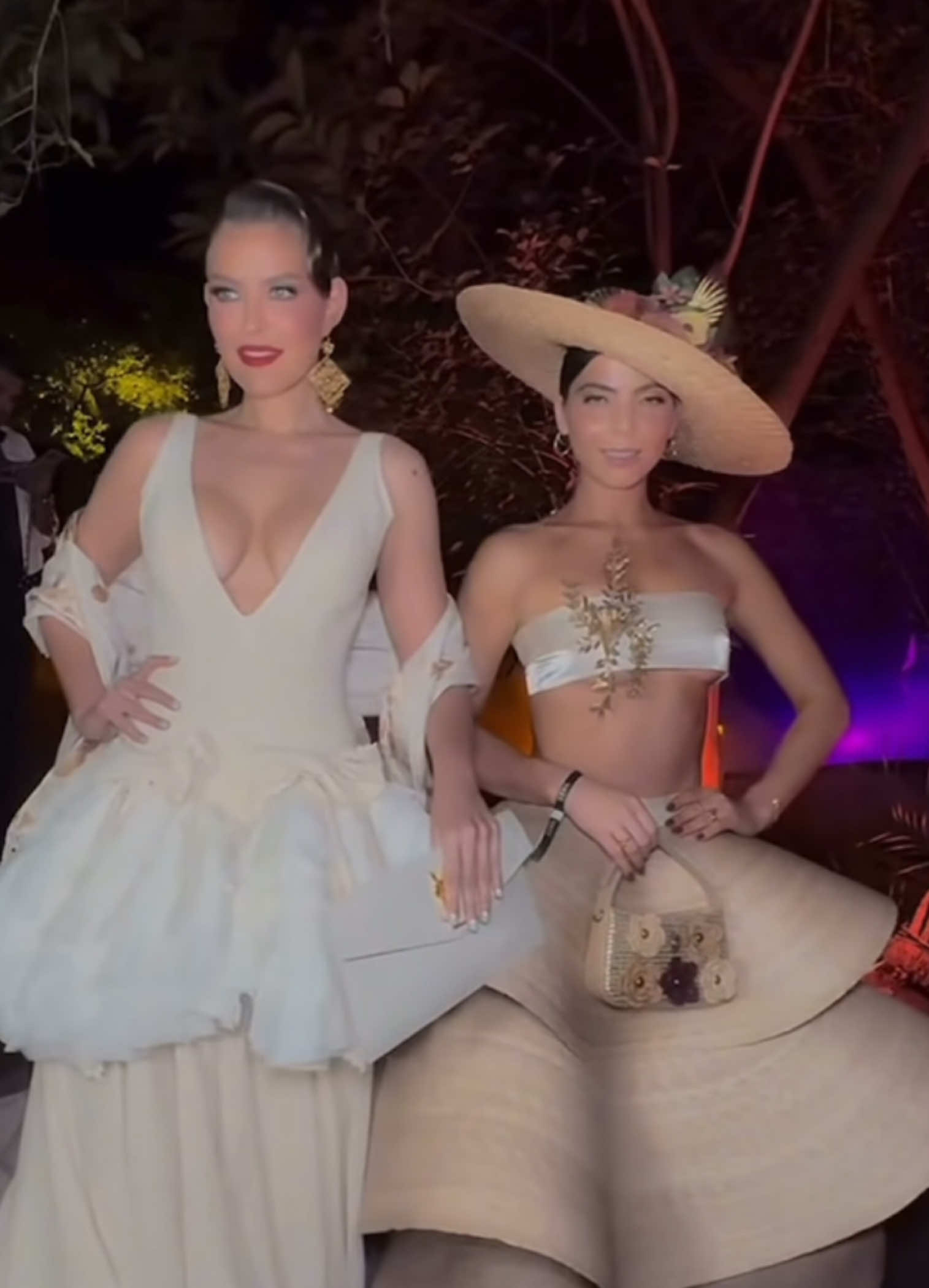 Vanessa Claudio en evento de noche #vanessaclaudior #modelo