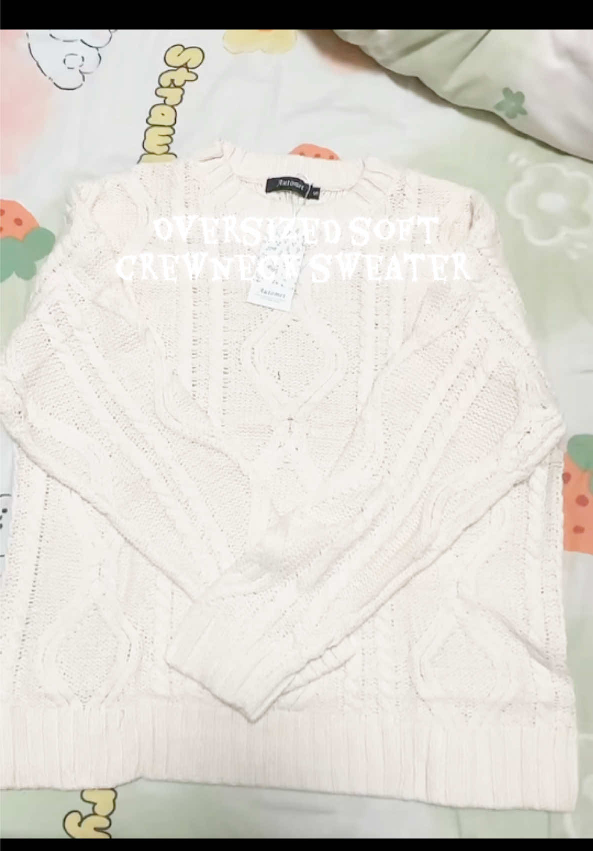 #sweater #oversized #oversizedsweater #crewneck #clothes 