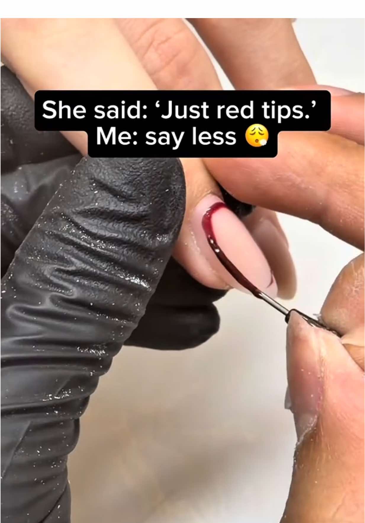 When ‘simple’ turns into luxury 💅🔥 #freestylenails #nailtok