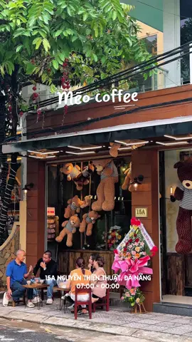 Mẽo Coffee - check in mấy chú gấu #tuidicaphe