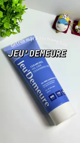 Gel rửa mặt và tẩy trang 2in1 siêu dịu nhẹ nè #jeudemeure #jeudemeurehanquoc #taytrang #ruamat #skincare 