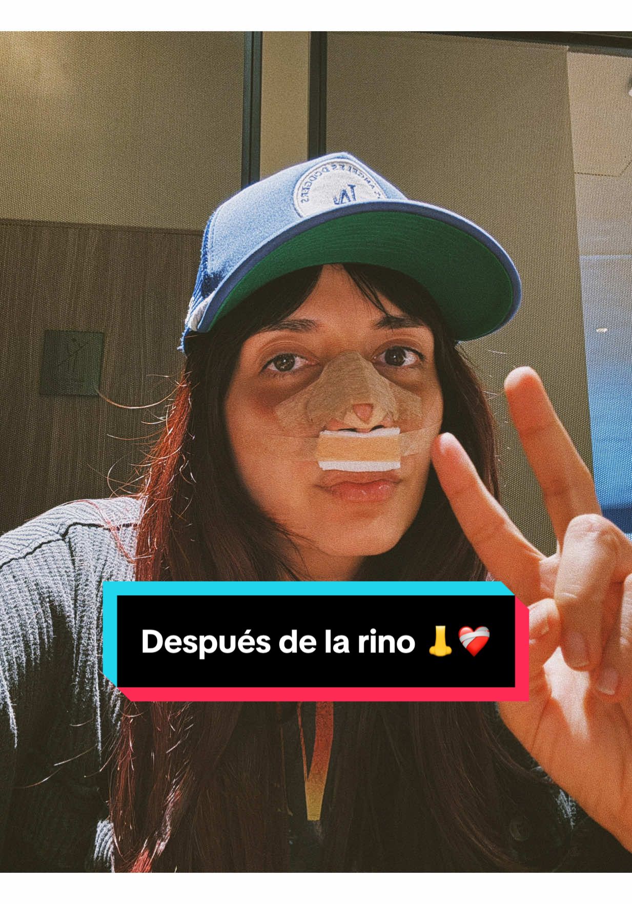 Otro día sin poder respirar 😫❤️‍🩹👃 ya falta menos #rinoplastia #fyp  #nosejob 