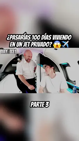 Parte 3 || Encerrado 100 días en un Jet privado #flypシ #mrbeastchallenge #retos #mrbeastchallenge 