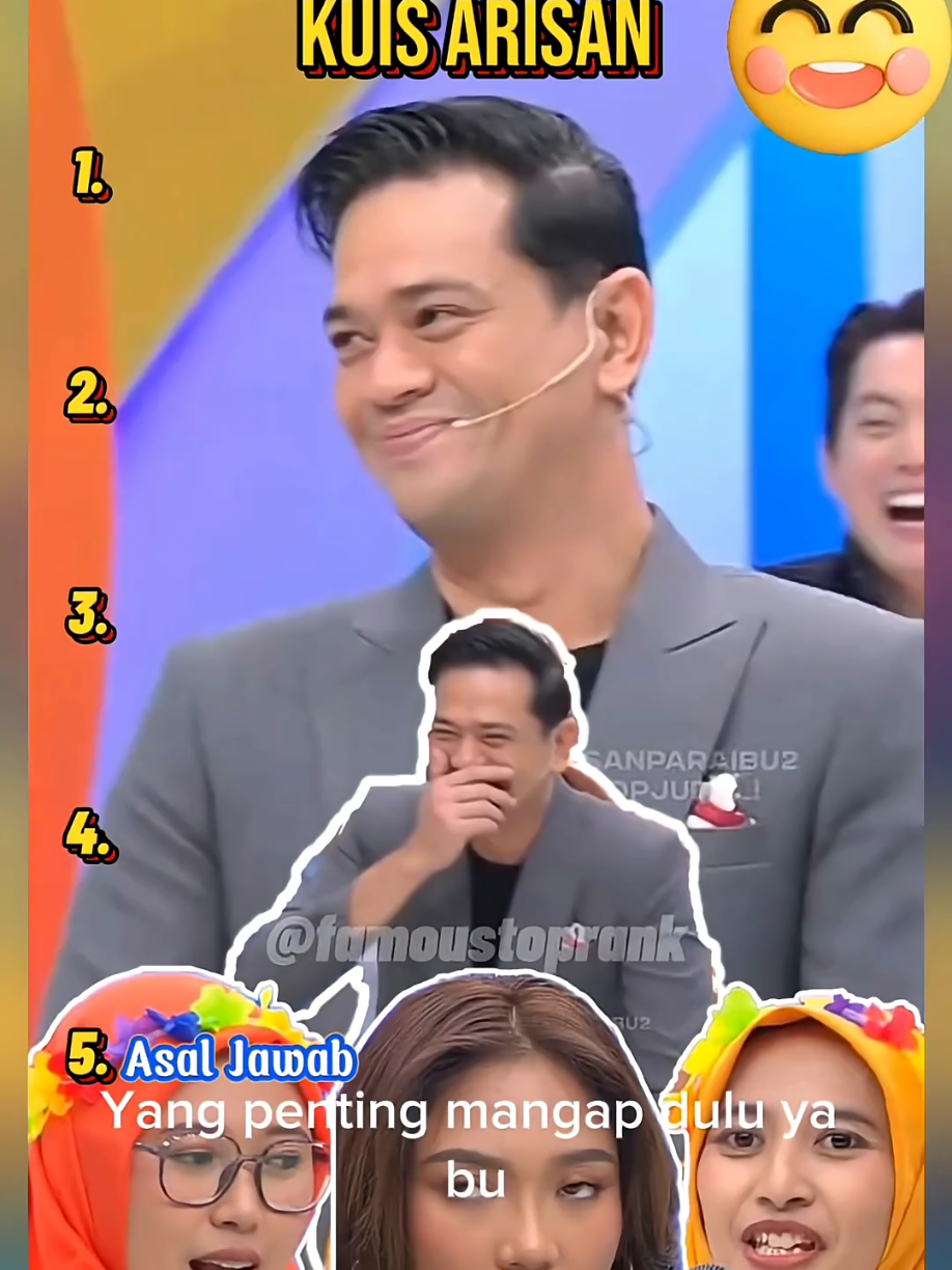 Top Emak2 Jawab Suka2 Pasti Kocak! #suryainsomnia #arisantrans7 #lucu 