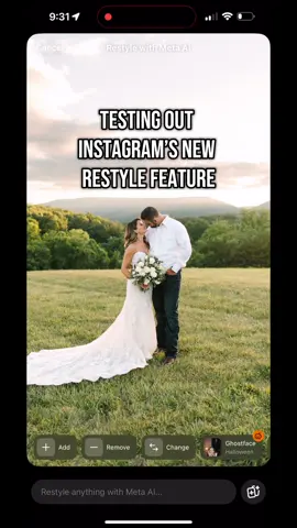 Instagrams new Restyle Feature lets you edit Stories and AI prompts in seconds! No design tools, no fuss.  Perfect for creating branded, scroll-stopping visuals that keep your content fresh and consistent! #instagram #socialmediamarketing #socialmedia #instagramupdate #editing 