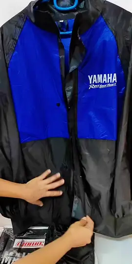Yamaha (Blue) /Honda (Red) One Layer Raincoat With Pants Raincoat Motorcycle  #raincoatmotorcycle  #raincoat  #bajuhujan  #yamaha  #honda 