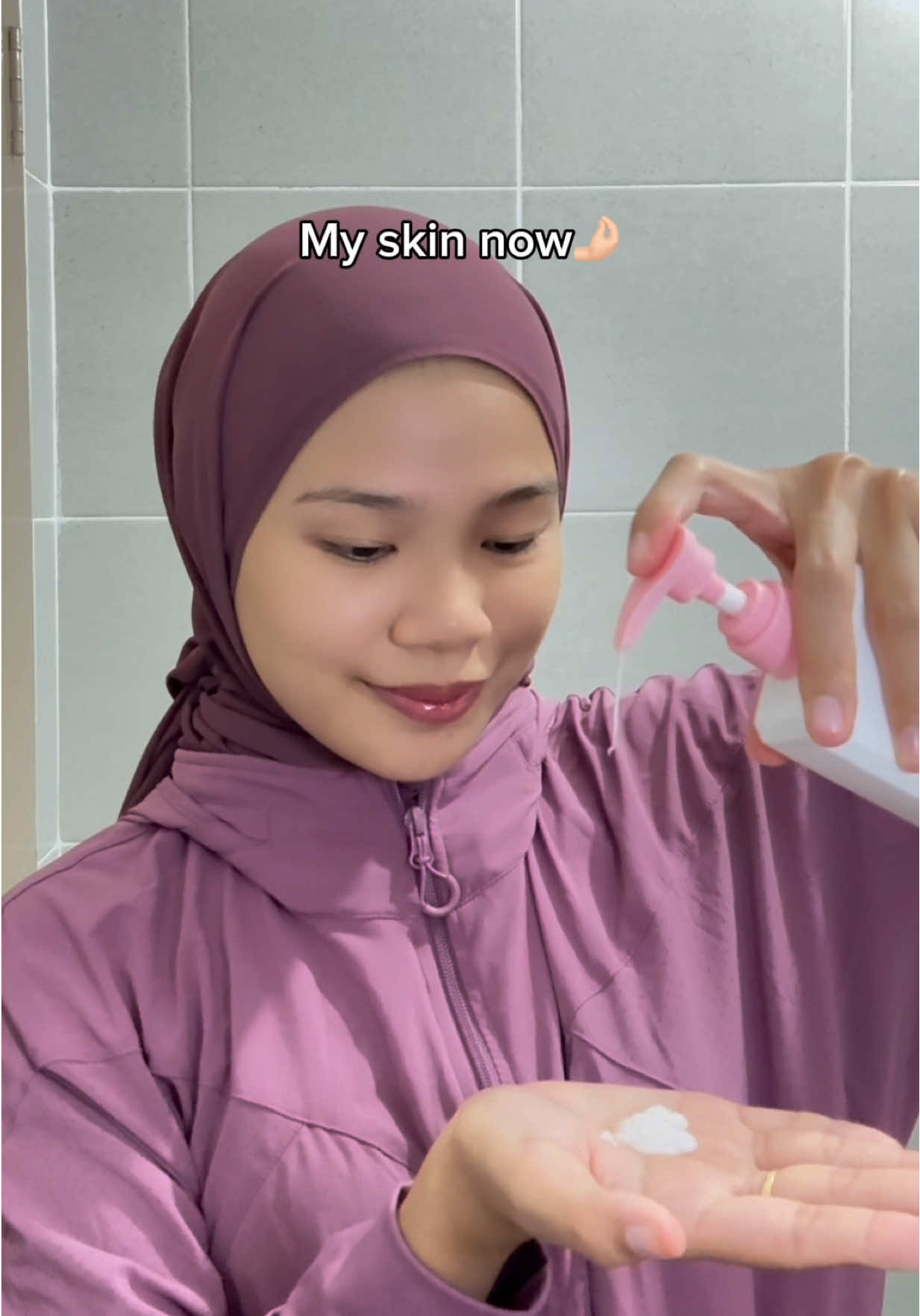 Basuh muka guna susu je #gentlecleanser #g2gmilkcleanser #g2gmy