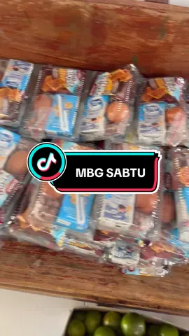 Menu Snack MBG hari Sabtu #mbg #makananbergizi #pendidikan #sekolah #murid 
