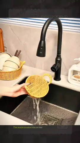 Bamboo woven storage blue#kitchenstorag#kitchenrack#kitchenstoragehacks