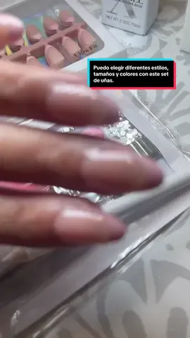 Puedo elegir diferentes estilos, tamaños y colores con este set de uñas.#paratiiiiiiiiiiiiiiiiiiiiiiiiiiiiiiiiii #uñas 