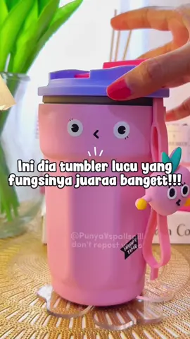 Siapa sangka tumbler gemes ini bisa tahan panas sampe 16 jam. Warnanya lucu, fungsinya keren, fix harus punya! Cek di keranjang sekarang🛒 #tumbler #tumblerstainless #tumblerviral #tumblerlucu #tumblersoftiktok 