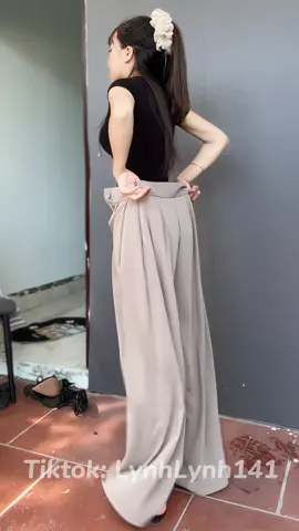 Quần mặc như váy, phom xinh mướt#quantay #quanongrong 