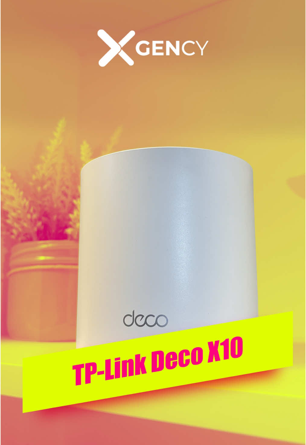 Bisa internetan di rumah sepuasnya pakai Mesh Wifi Deco X10! Dengan desain yang modern minimalis, bikin ruangan terlihat lebih rapi dan estetik. Sinyal kuat menyebar ke seluruh ruangan, internetan jadi lancar seharian! #TPLinkDeco #WifiRumahPintar #MeshWifi #BarangEstetik #XGensiXBoss 