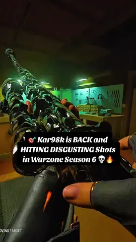 🎯 Kar98k is BACK and HITTING DISGUSTING Shots in Warzone Season 6 💀🔥 The Kar98k is back in Season 6 — and it’s violating lobbies again. ⚡ One-shot headshots are back 🔥 Cleanest sniper feel in the game 👑 Still the king of quickscopes If you’re not rocking the Kar98k right now… you’re missing free clips. #W#WarzoneK#Kar98kS#Season6W#WarzoneMetaQuickscope 