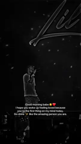Good morning babe🥹❤️